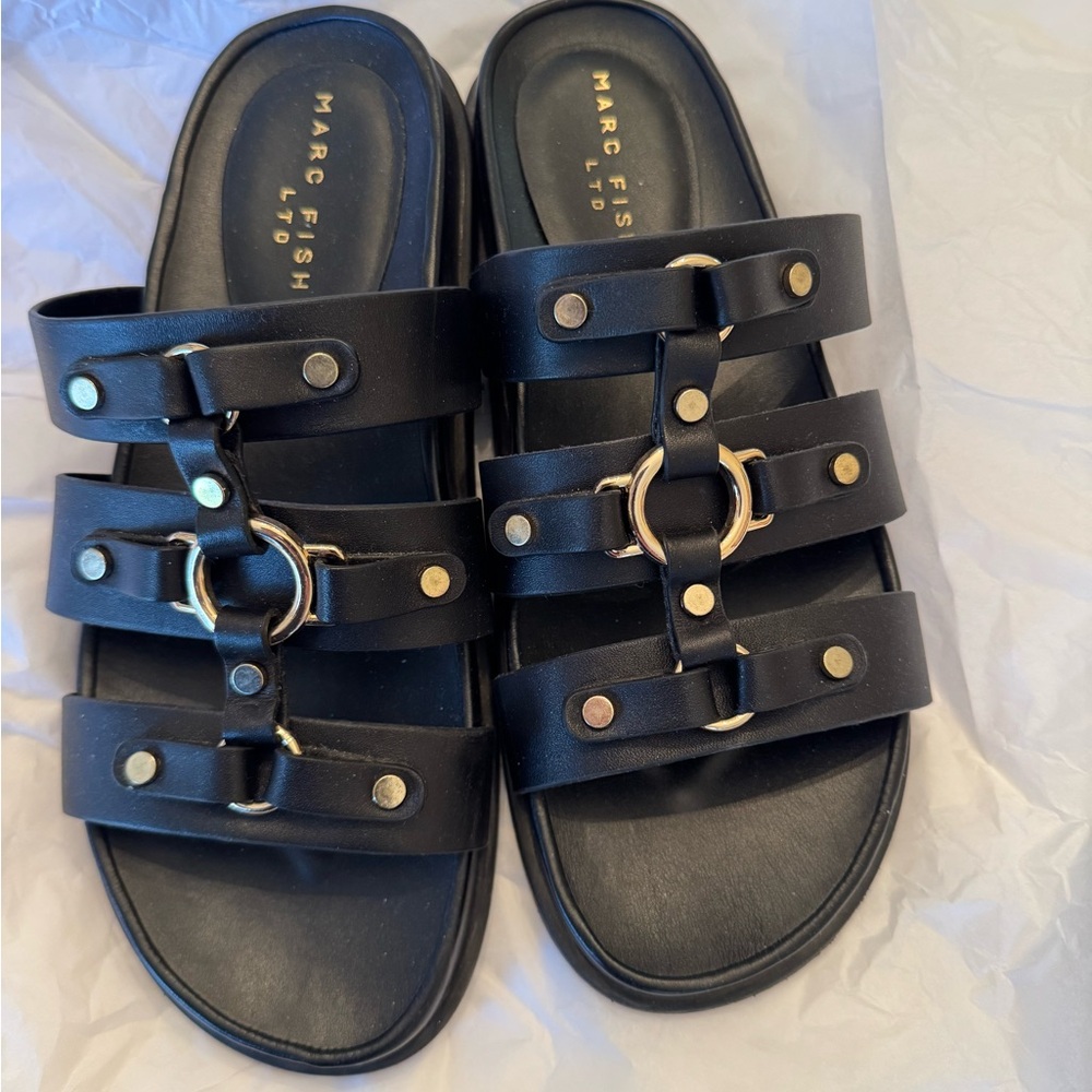 Marc Fisher Black Women's verity Sandals